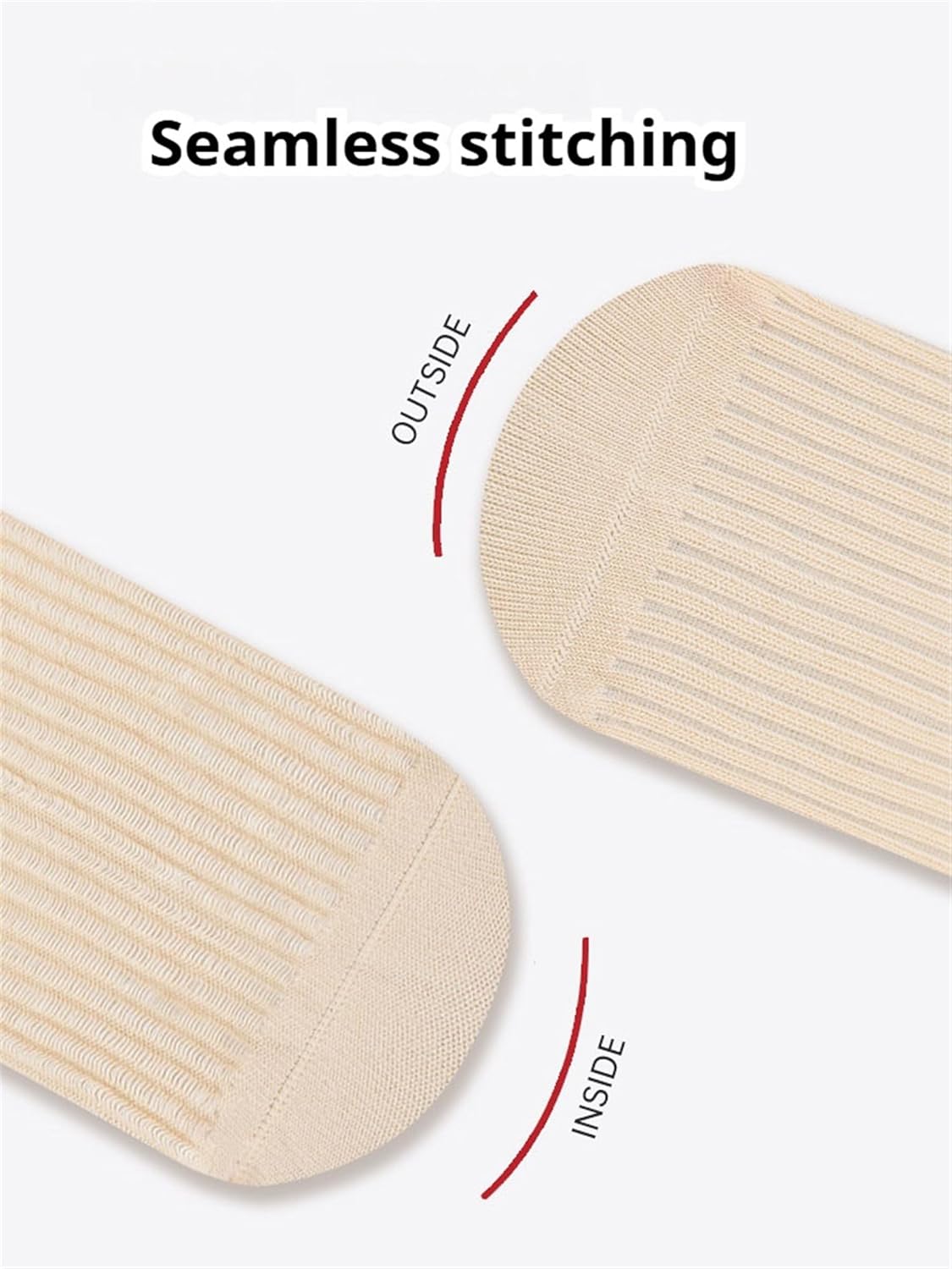 Baby Knee High Socks Girl Boy Infant Toddler Newborn Cotton Seamless Kids Uniform Tube Stockings Socks 6 Pairs - Image 3