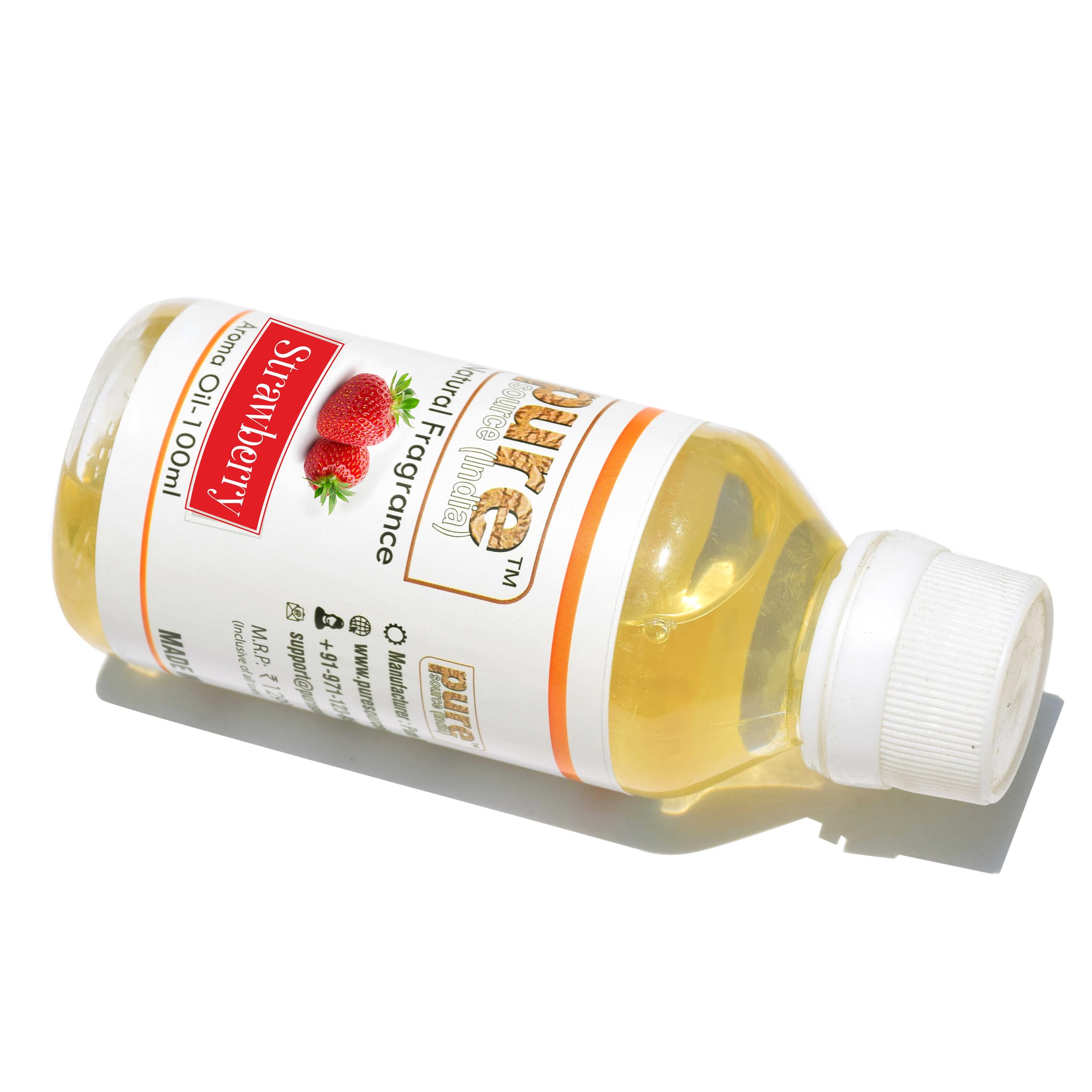 Pure Source India Soap Making Fragrance Oil, 100ml (Strawberry) - Image 4 thumbnail