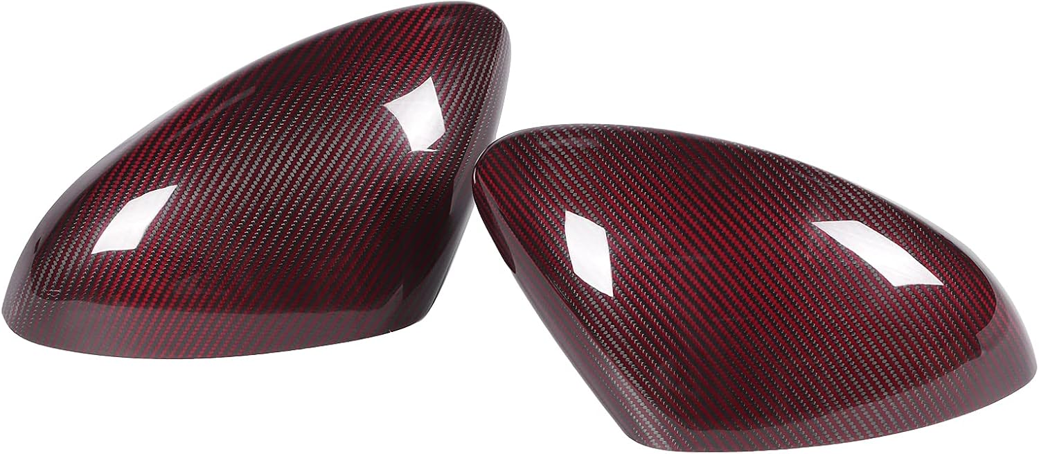 Mirror Cover Cap, Side Housing Shell Compatible with Alfa Romeo Stelvio 2015-2020 Rearview Mirror Replacement Cover