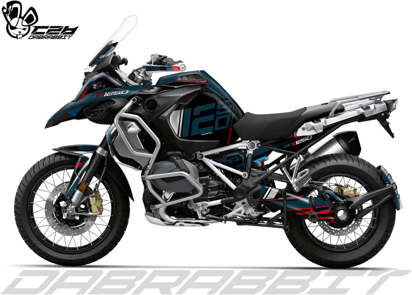 Kit de calcomanías para BMW R 1250 1200 GS Adventure (14) (TWT-BN) (R 1250 GS – MATTE)