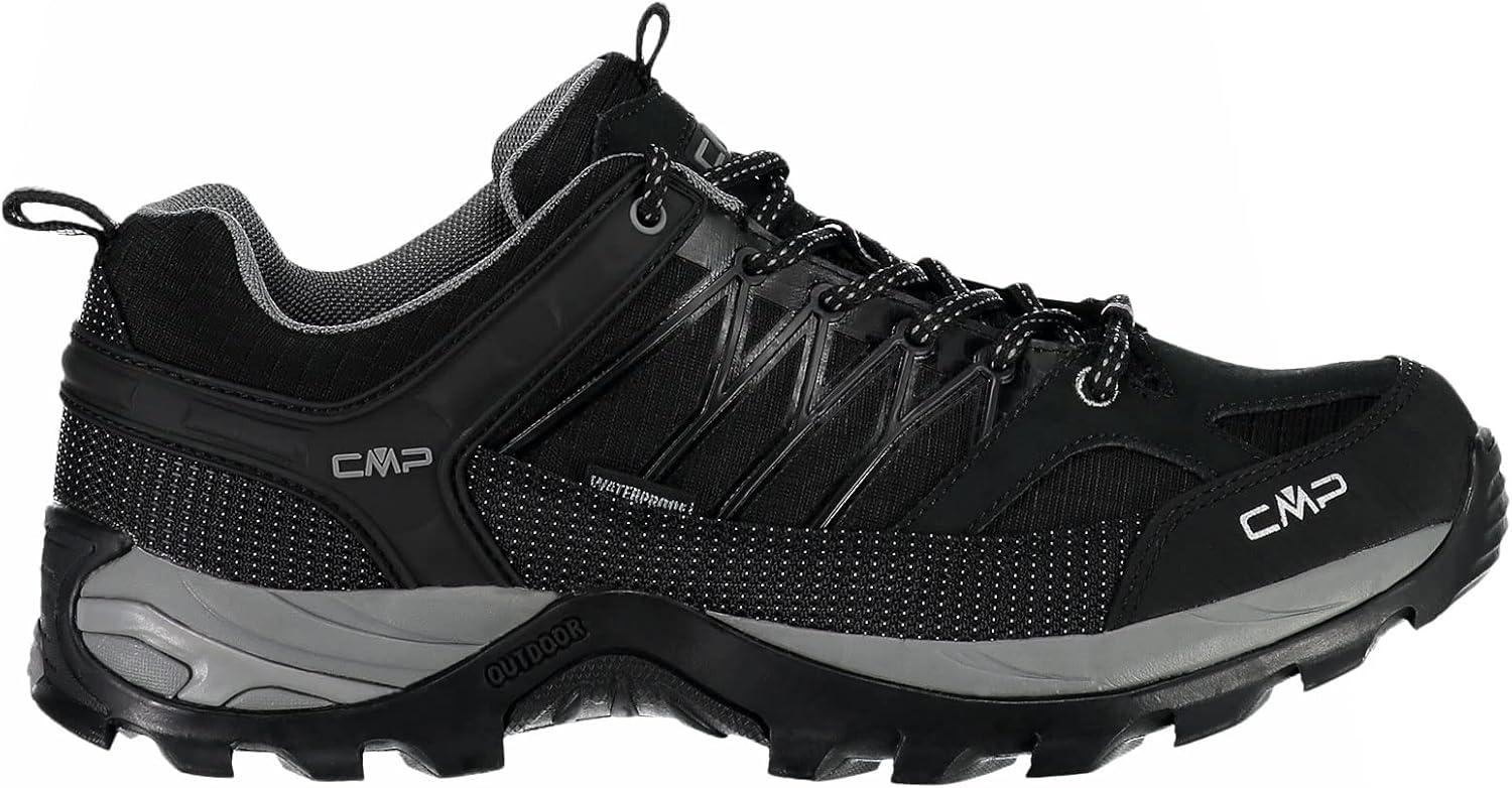 CMP Rigel Men's Low Trekking Shoes WpTrekking Shoes, 73uc Black Grey, 11.5 Men