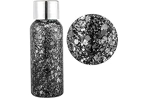 MAEPEOR Chunky Face Body Glitter Gel in Bewitching Black