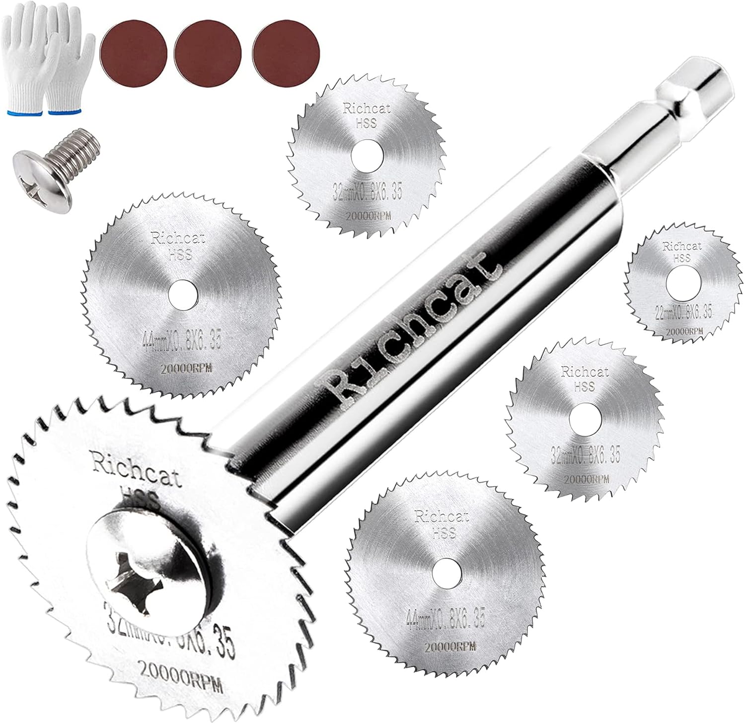 PVC Pipe Inside Cutter(5PCS Saw Blades),1/4" Hex Shank,Plumbing