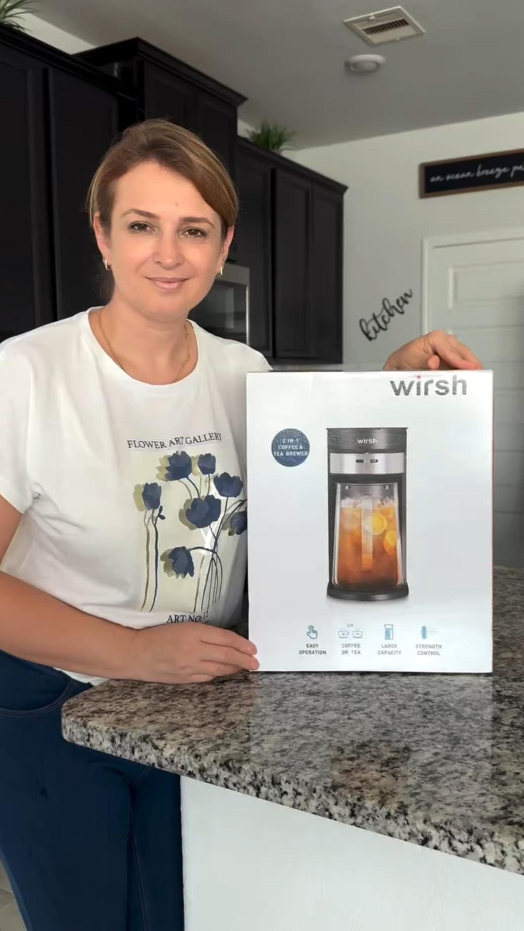 Amazon.com: wirsh Iced Tea Maker with 3QT Pitcher, Iced Coffee