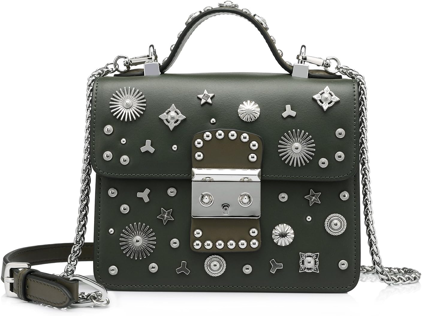 Designer Small Handbags for Women Mini Ladies Smartphone Crossbody Bags Purse Structured Rhinestone