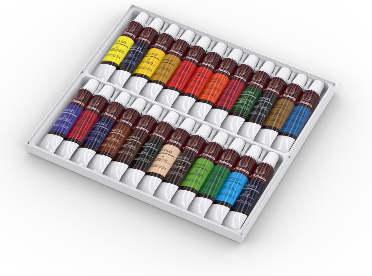 Acrylic Craft Paint - 24 Pack