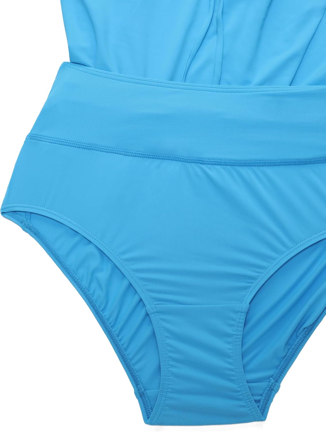 CRZ YOGA High Waisted Skirty Board Shorts for Women - Flowy Overlay Swim Skorts Bathing Suit Bottoms with Brief Liner