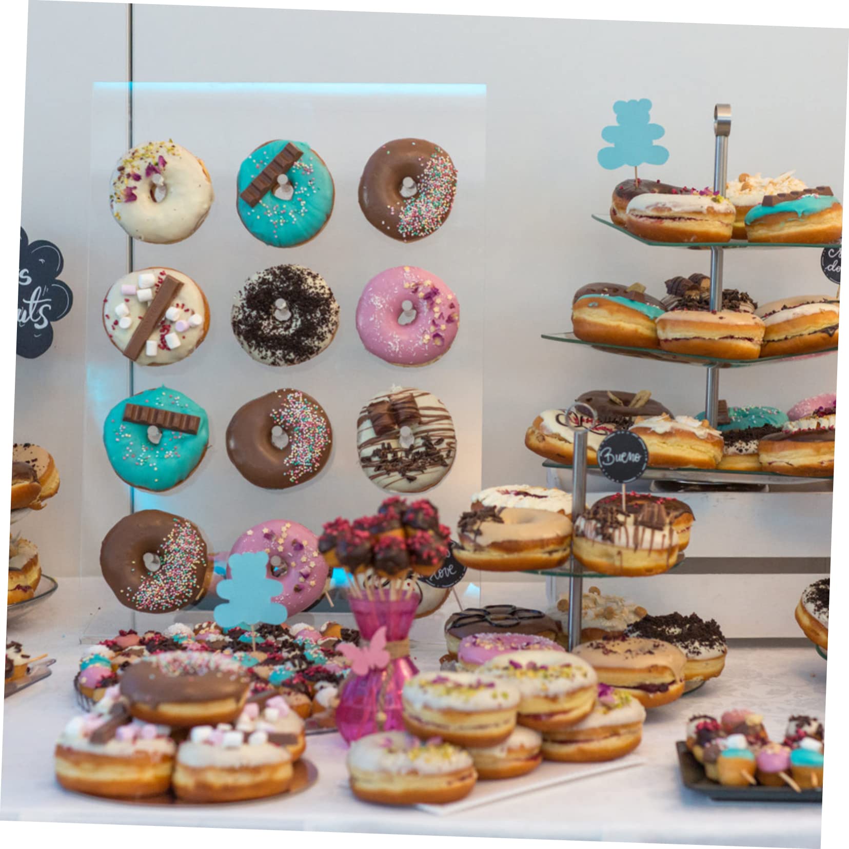Espositore per Dessert in Acrilico 1 Pezzo per Buffet e Tavolo