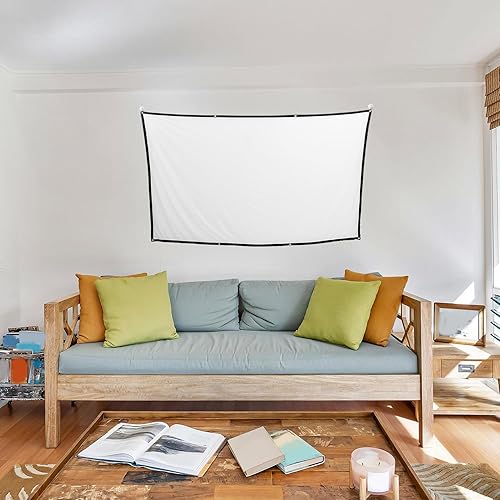 Miniatura 7 de Pantalla de proyección de película de poliéster para uso interior al aire libre del aula del cine en casa