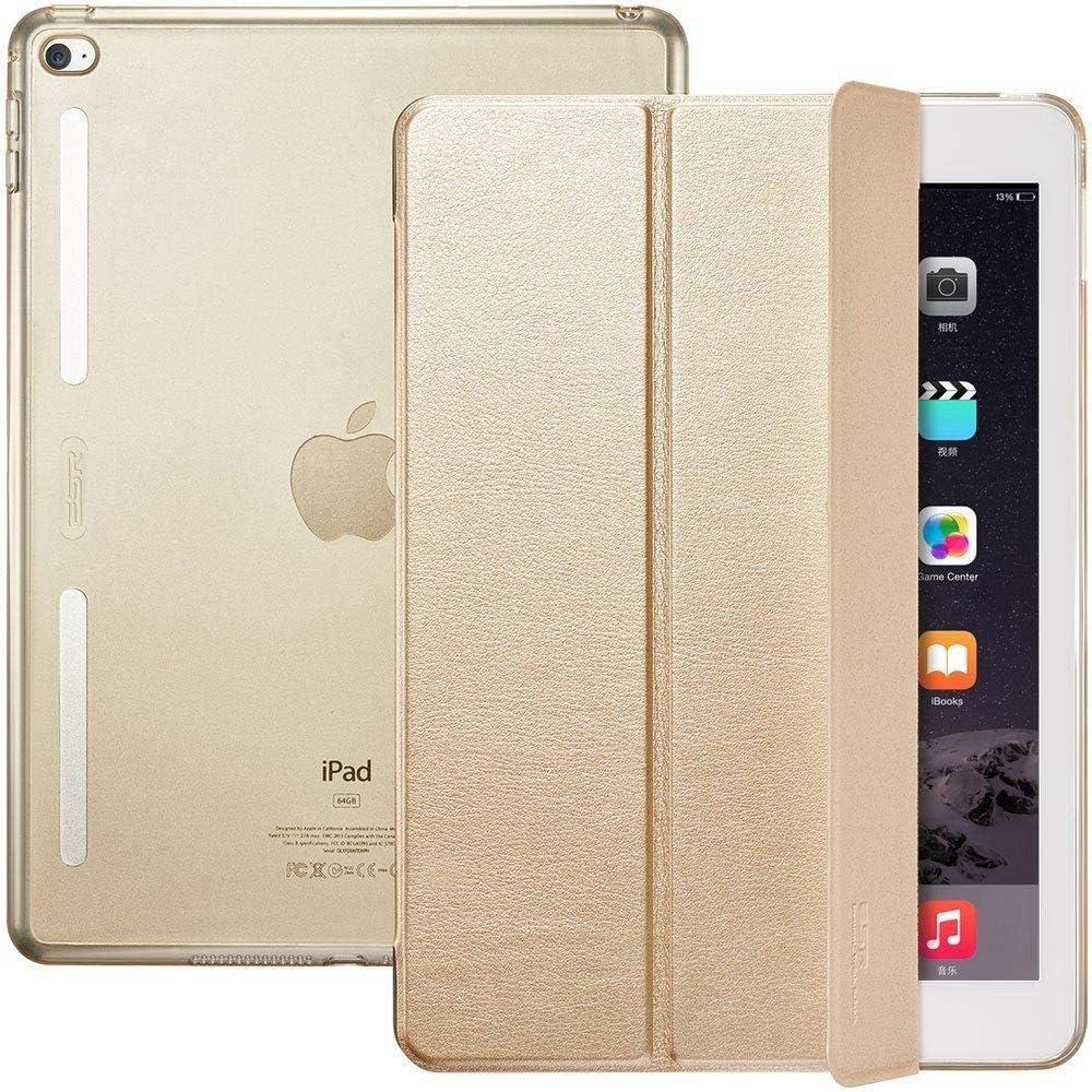 Apple iPad Mini 4 ESR Yippee Color Plus Seires PU Leather Slim-Fit Lightweight Trifold Stand Smart Case Cover - Champagne Gold