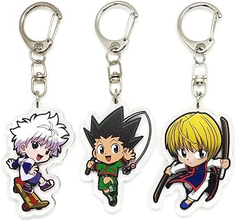 EBTY DREAMS Inc. - Set of 3 HxH Acrylic Keychain Gon, Kurapika v1