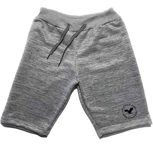 Bermuda Infantil de Moletom Lisa para Menino Confortável