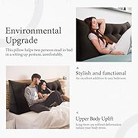 Vista 14 de Triangular Reading Pillow Wedge Headboard Back Support Pillow for Sitting up in Bed Daybed Bolster Backrest Couch Sofa Corner Cushion Medium Velvet