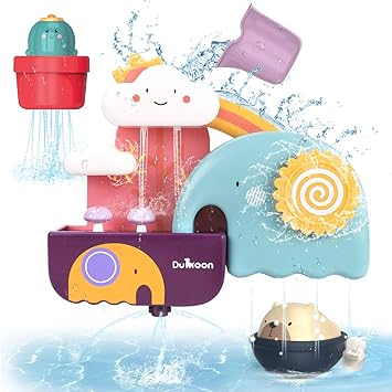Amazon Gilobaby お風呂 おもちゃ 水遊び玩具 シャワーカップ 噴水おもちゃ かわいい形 安全素材 強力な吸盤付き 男の子 女の子 おふろ おもちゃ 誕生日 プレゼント クリスマスプレゼント 6歳以上 お風呂用おもちゃ おもちゃ