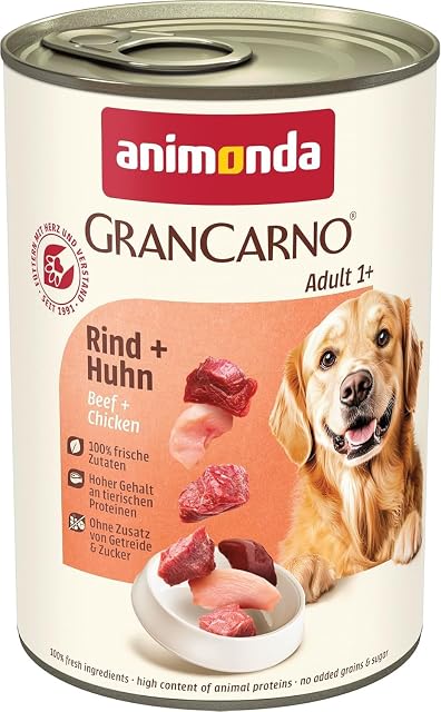 Animonda - Gran Carno - Comida para perros, Paquete de 6 x 400 g