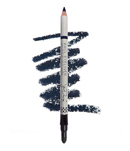 Jillian Dempsey Khôl Eyeliner  Lápiz delineador de ojos impermeable con difuminador incorporado  Color intenso de larga duración I zafiro negro