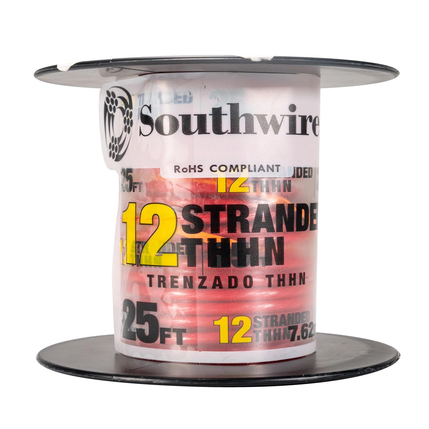 Southwire 22964151 50 ft. 12 Black Stranded THHN Wire - Image 2