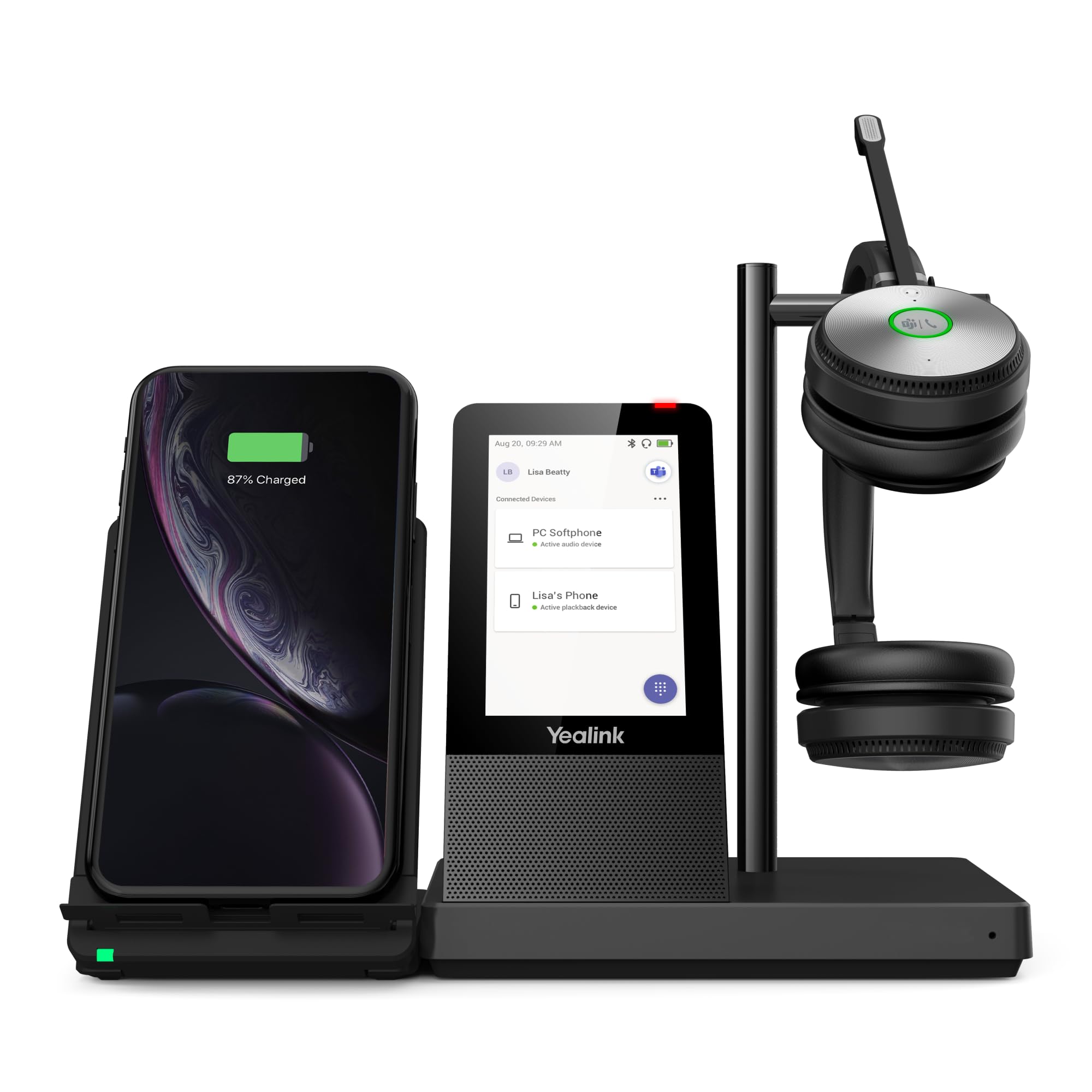Amazon.com: Yealink WH66-DUAL-TEAMS Premier Dect Wireless Headset