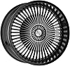 CLV-41 Custom Wheel - 22x8.5, 38 Offset, 5x114.3 Bolt Pattern, 74.1mm Hub - Gloss Black with Machined Face Rim