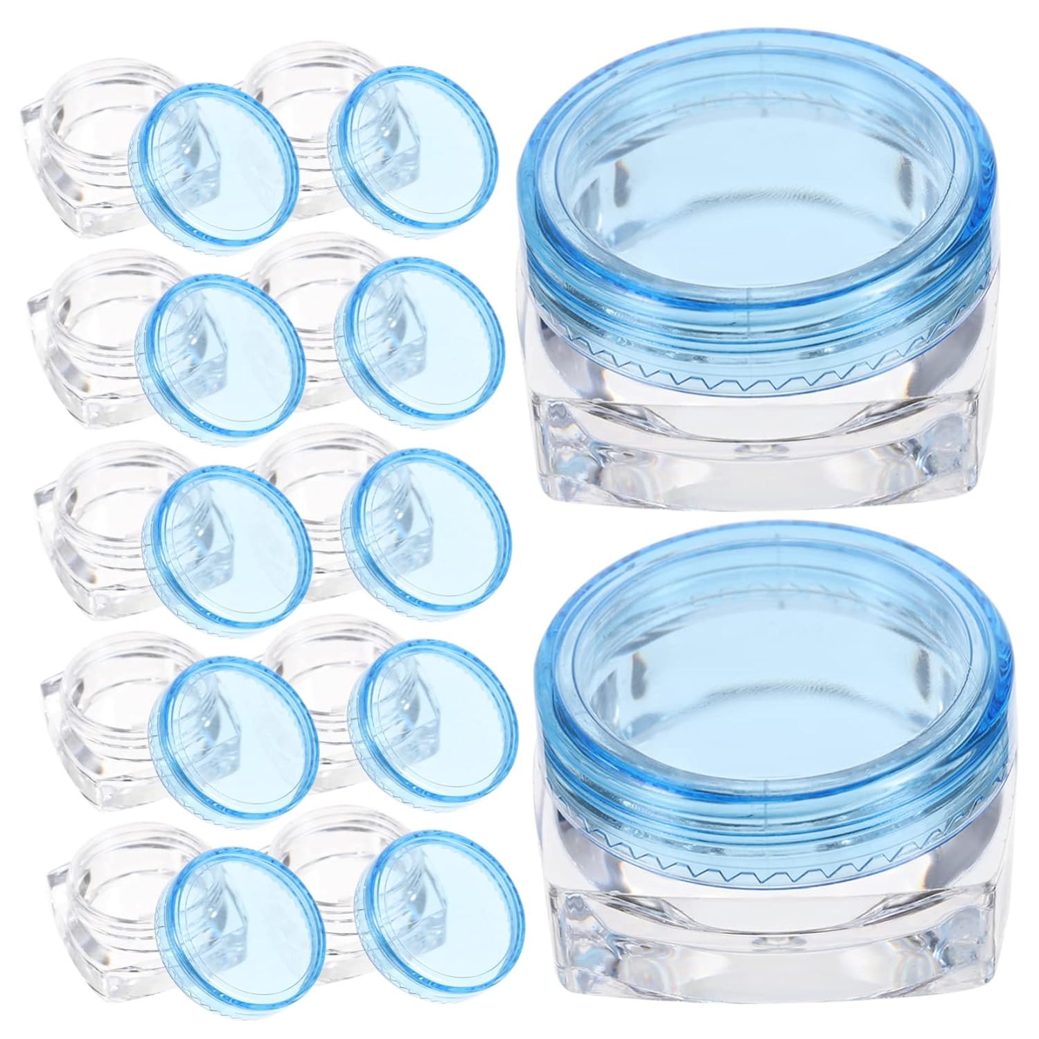 ADOCARN 12pcs Bottled Travel Toiletry Containers Sample
