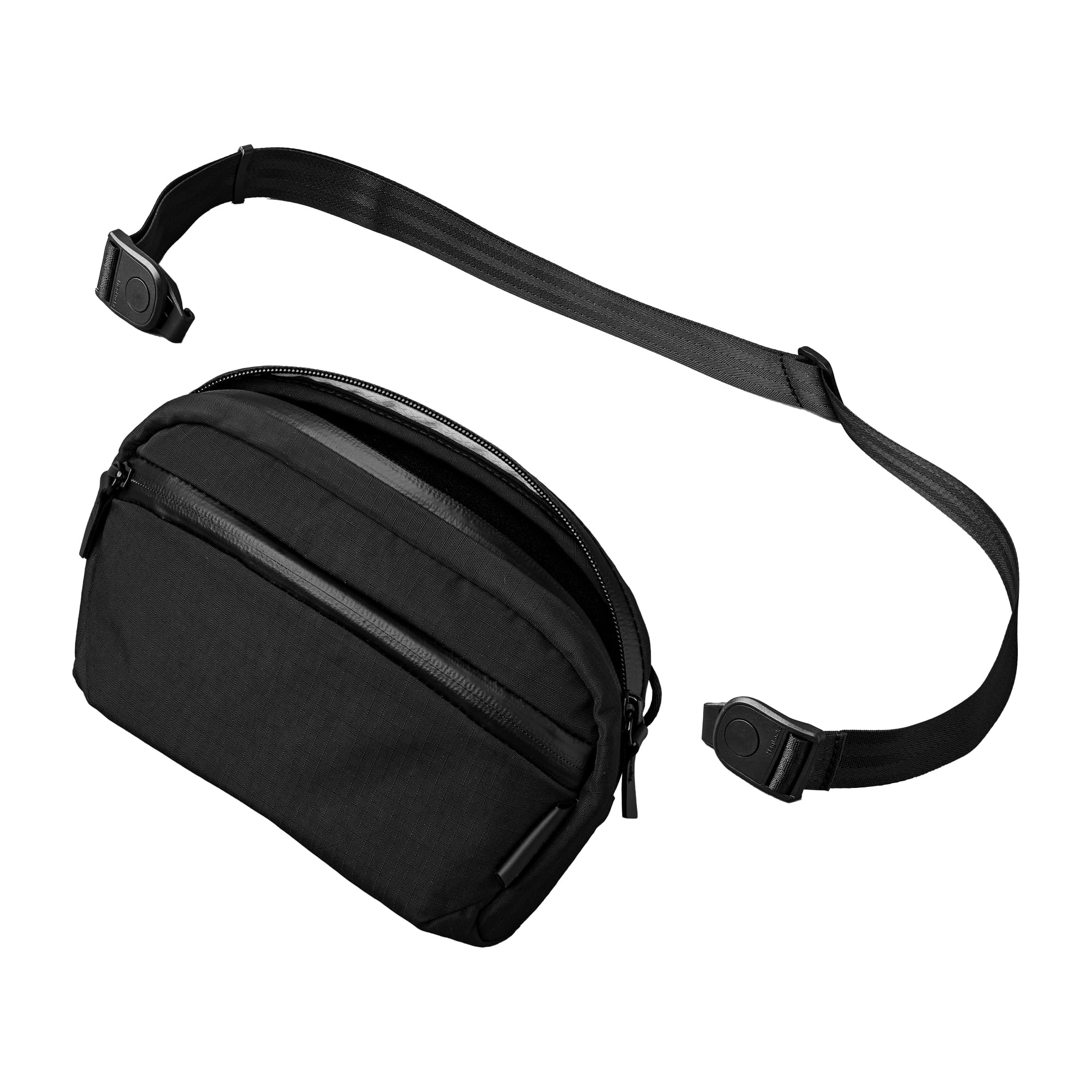 [ALPAKA] Flight Sling 1Lメンズショルダーバッグ スリングバッグ サコッシュ ポシェット | Axoflux 210d生地採用 トラベルバッグ 軽量 持ちやすい 取り外し可能ストラップ 取り付け可能ショルダーベルト