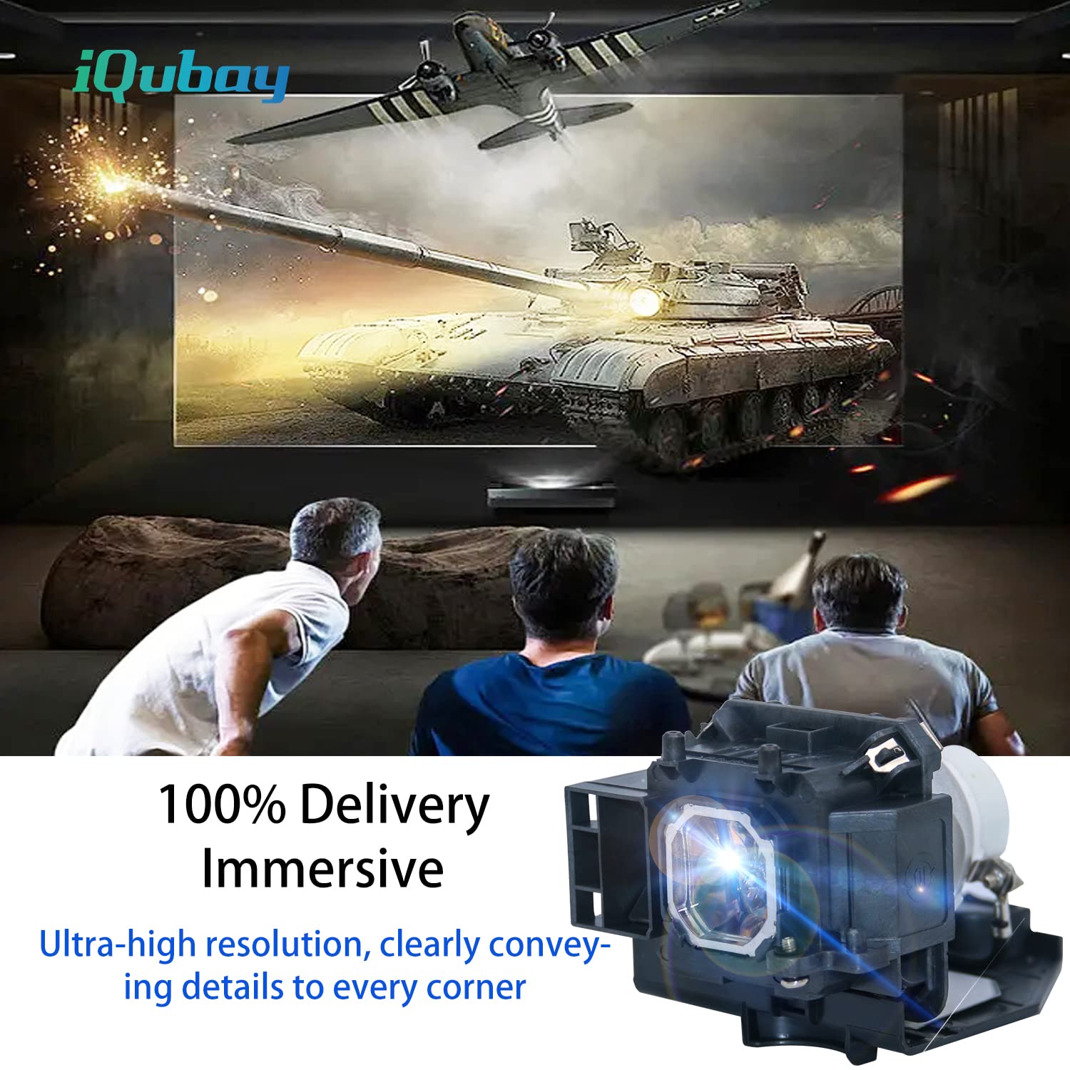 NP16LP 60003120 Bombilla de repuesto para proyector NEC M260WS M300W M311W M300XS M361X M300XSG M350X UM280W UM280Wi UM280X UM280Xi NP-UM300W NPP-UM300W NP16LP 350X con Vivienda 4
