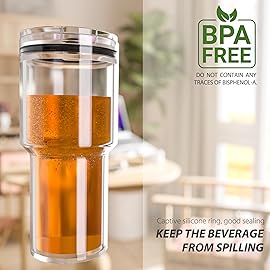 CeleVista 20 oz Tumbler Lid for YETI, 4 Pack Magnetic Replacement Lids for 20 oz Tumbler & 10oz Lowball, 10 oz Mug, Spill Proof Cup Covers with Slide Switch, BPA Free