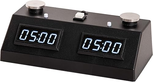 Zmart Fun II - Reloj de ajedrez digital color negro y blanco