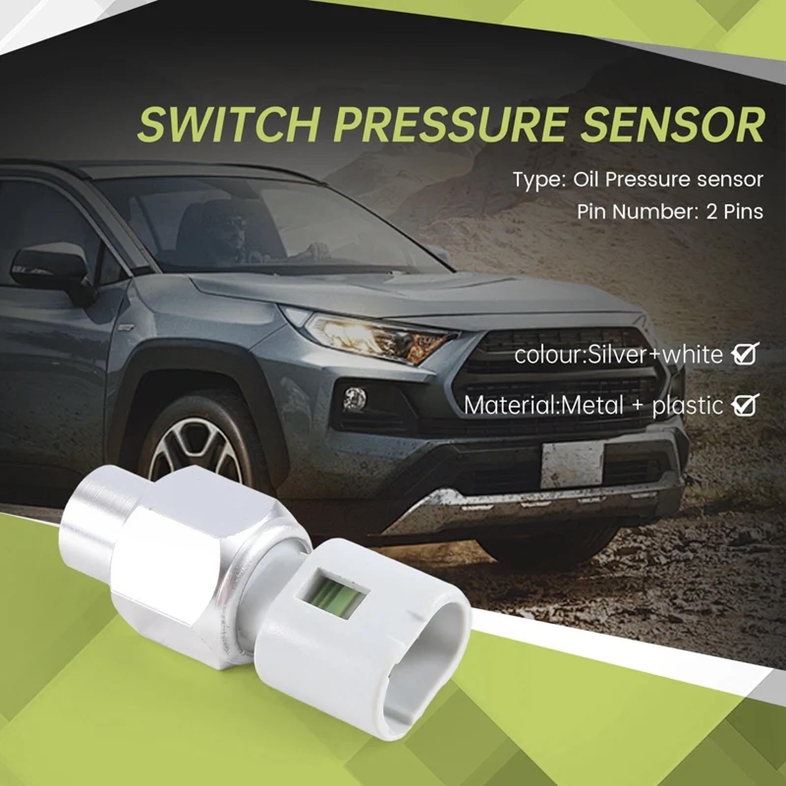 Capteur De Pression Direction Assistée Renault | Réf. 497610324R, 2 Broches, Pour Clio, Megane, Laguna, Kangoo