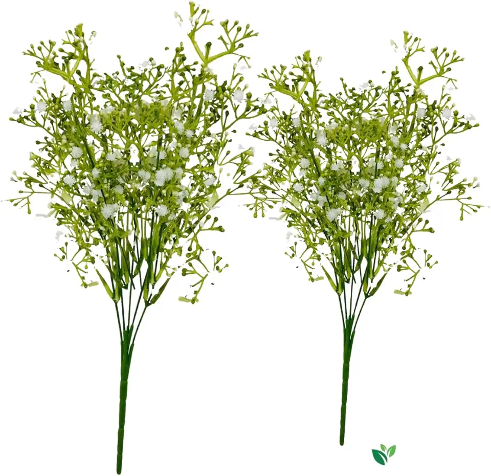 2 unidades de Mini Buquê de Flores Mosquitinho (Gypsophila) Artificial