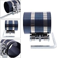 Vista 2 de MMonDod Kit de Instalación y Extracción de Anillos de Pistón del Motor del Automóvil - Compresor de Anillos de Pistón de 2 1/8" a 7" y Alicates