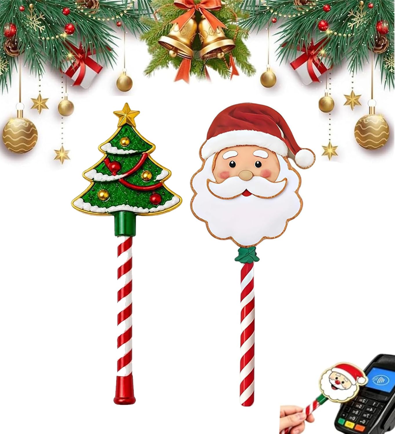 Christmas Tap Wand Credit Card Wand Tap to Pay Wand