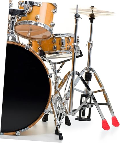 Miniatura 2 de Tambor Pies de goma 6 unids kit de tambor de práctica esteras de soporte de tambor estera de tambor protector de tambor taburete de pierna