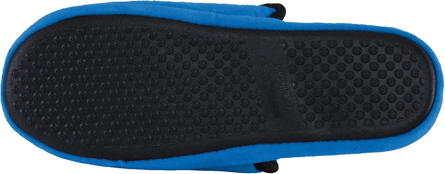 FOCO Kansas Jayhawks NCAA Mens Sherpa Slide Slippers - L - Image 5