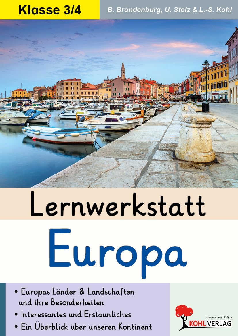 Lernwerkstatt Europa Grundschule – Europas Länder, Landschaften & Besonderheiten | Stationenlernen Sachunterricht Klasse 3-4 | 52 Seiten ... und der Euro - Andere Länder - andere Sitten