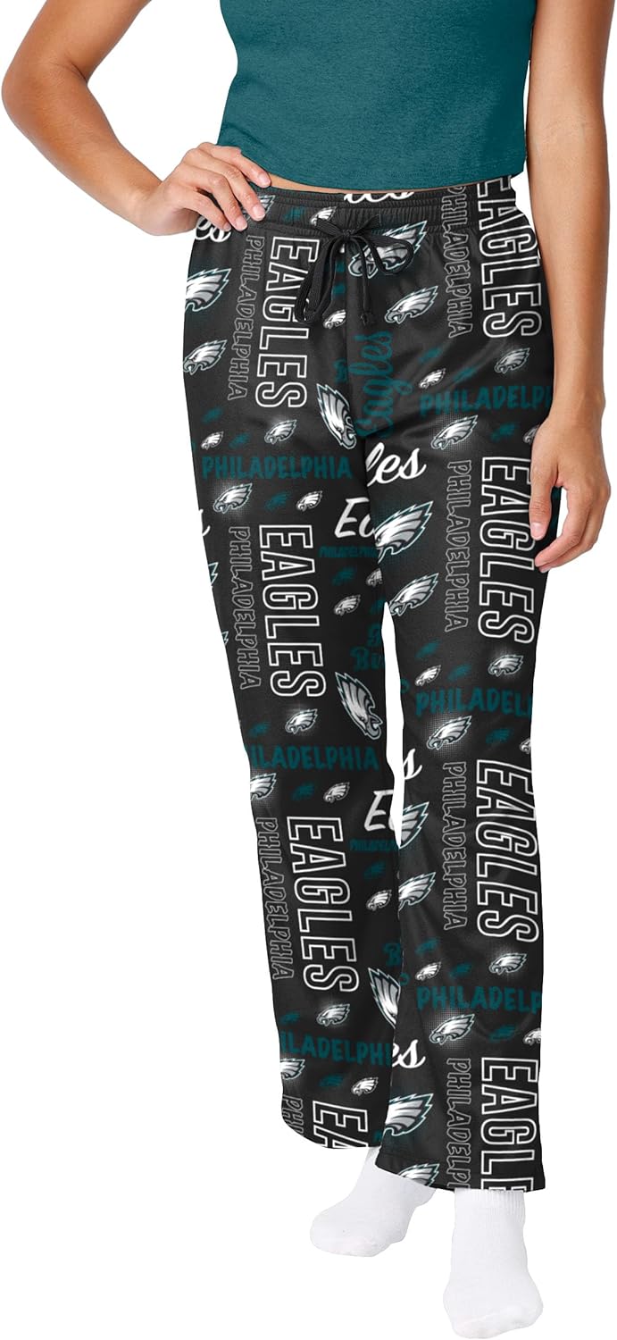 FOCO Women's NFL Ladies Team Logo Mini Print Lounge Pants