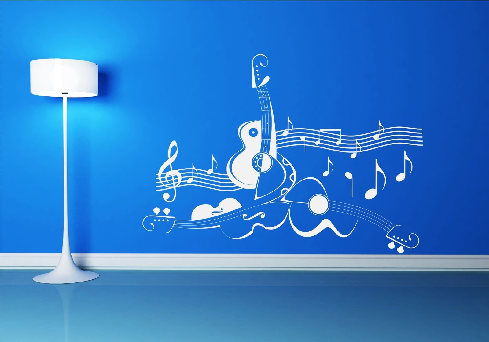 Guitar Music Note Symbol Violin Wall Art Sticker Decal