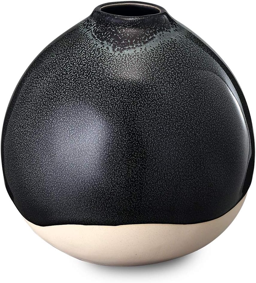 ഫ്രണ്ട് view of the STAR MOON Ceramic Flower Vase