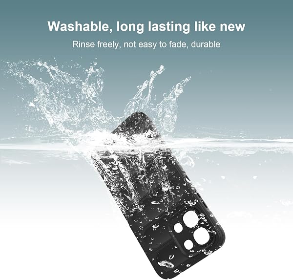 Silicone Case Compatible with Oppo A6 Pro, Anti-Scratch Microfiber Lining, Shockproof Case with Camera Protection, Black - 3