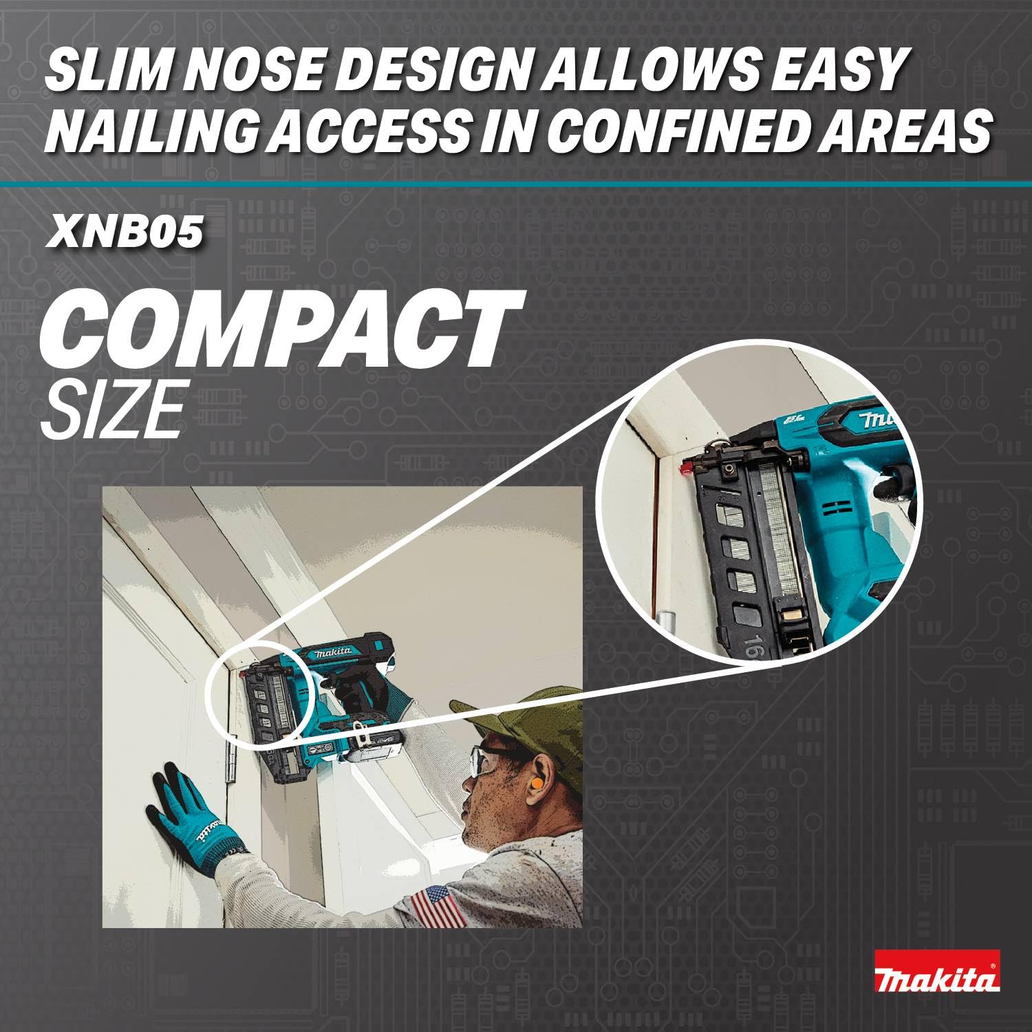 Makita XNB05Z 18V LXT® Lithium-Ion Brushless Cordless 2-1/2