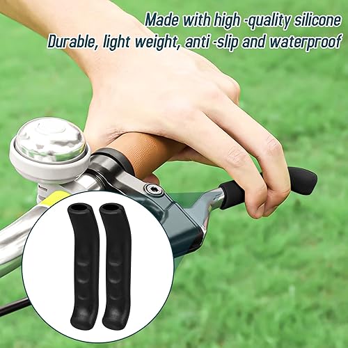 Miniatura 6 de 8 piezas Cubierta de manija de freno de bicicleta, palanca de freno de bicicleta, mango de repuesto para palanca de freno, agarre de palanca de