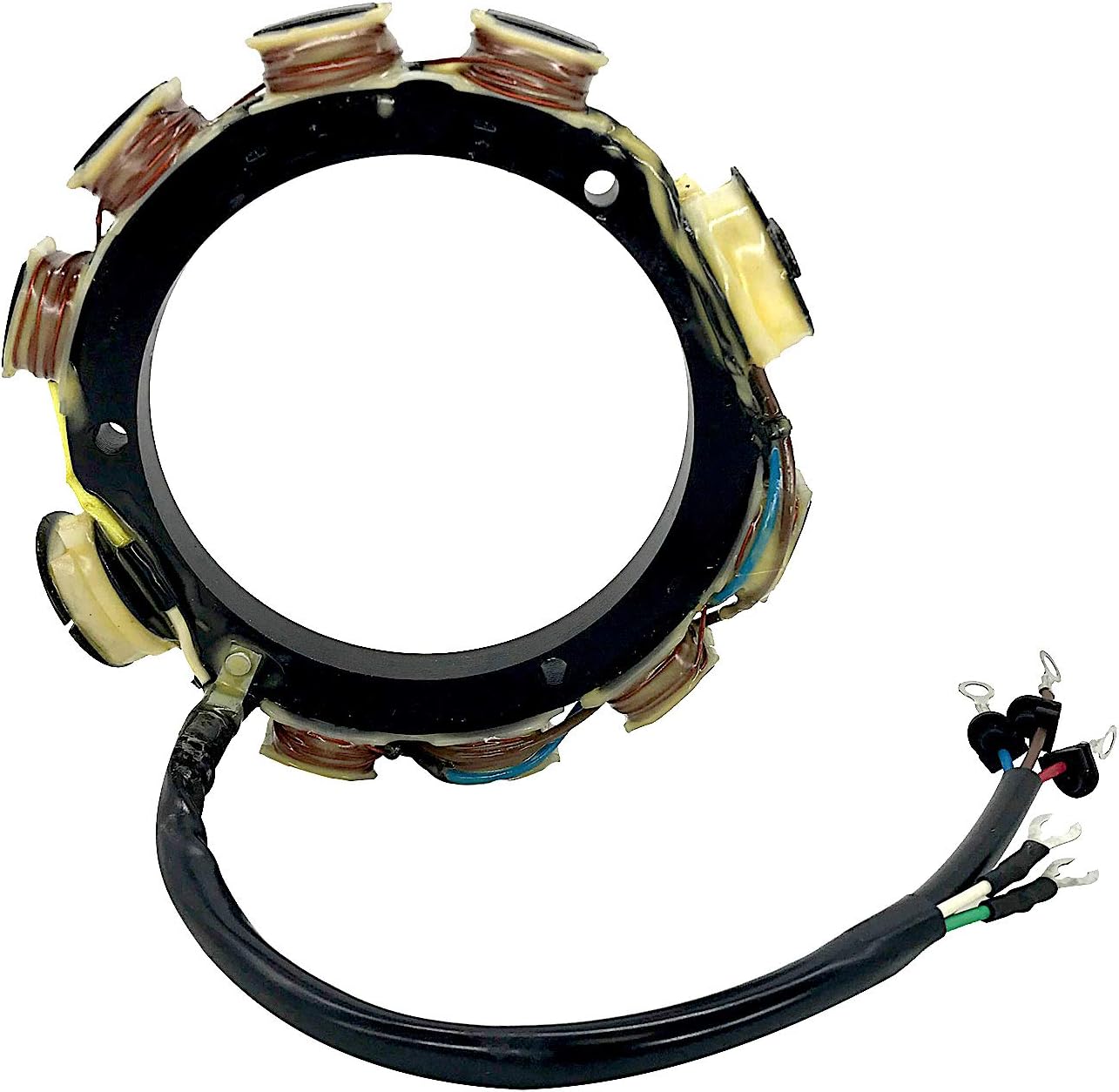 Stator For Yamaha CDI 177-688-11 688-85510-10/11-00 Outboard 75 85 90 HP 15-Amp 3-Cylinder 1984-1996 Assembly C75 C85 CV85 E75