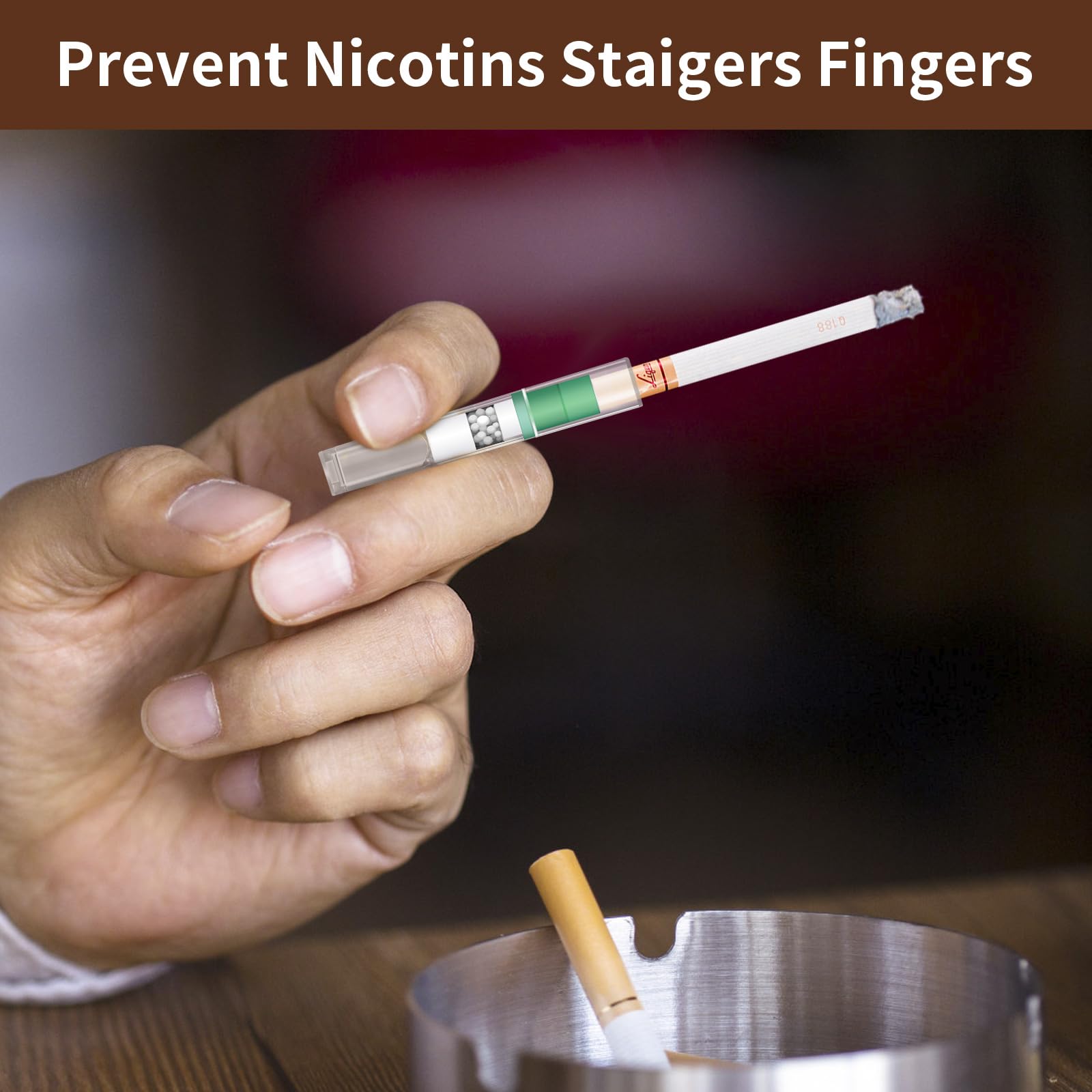 Filtri Di Sigarette Porta Filtro Per Sigaretta Trasparente Usa E - Foto 2