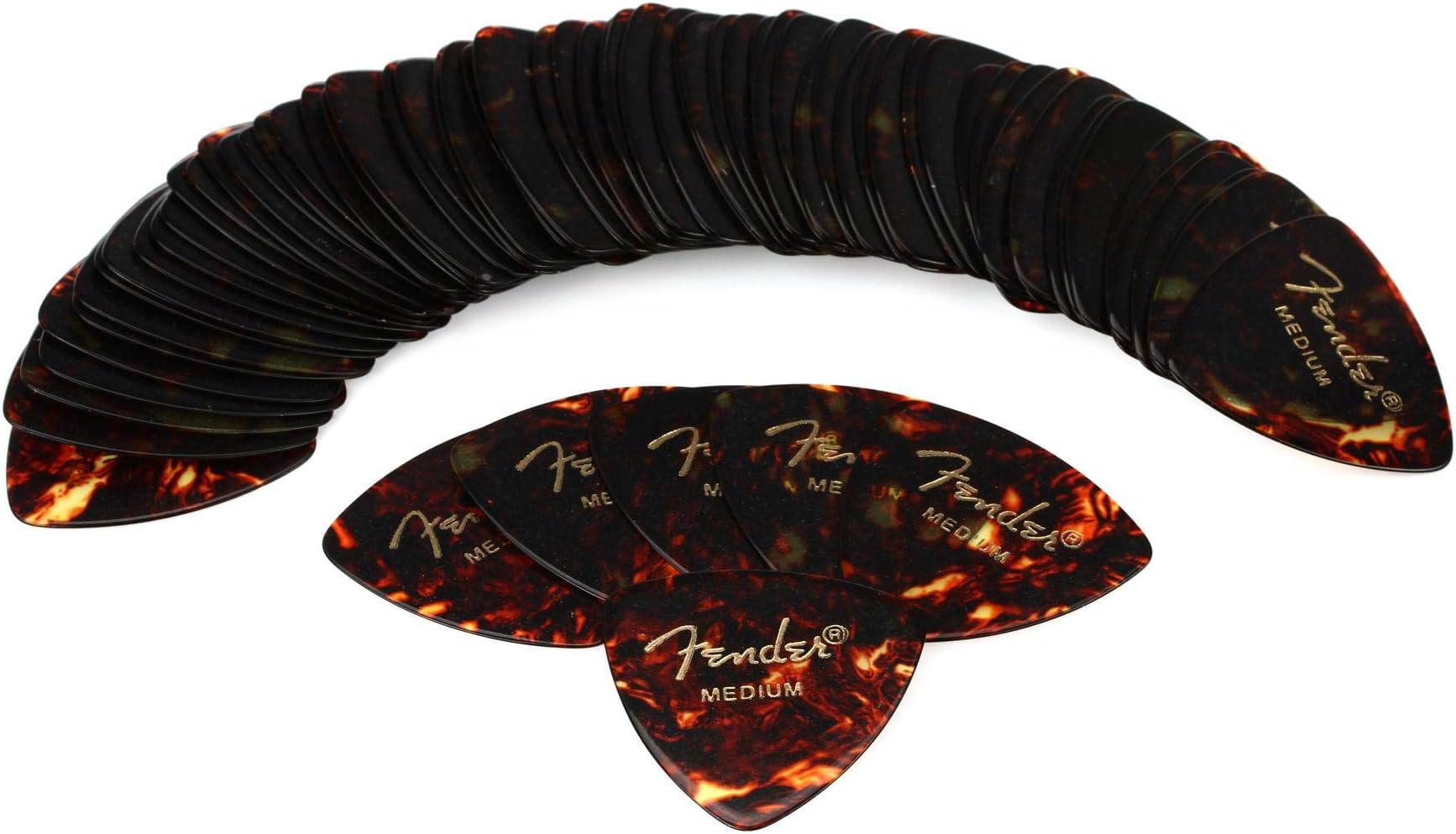 Fender ピック 346 SHAPE CLASSIC CELLULOID PICKS - 72 COUNT,MEDIUM