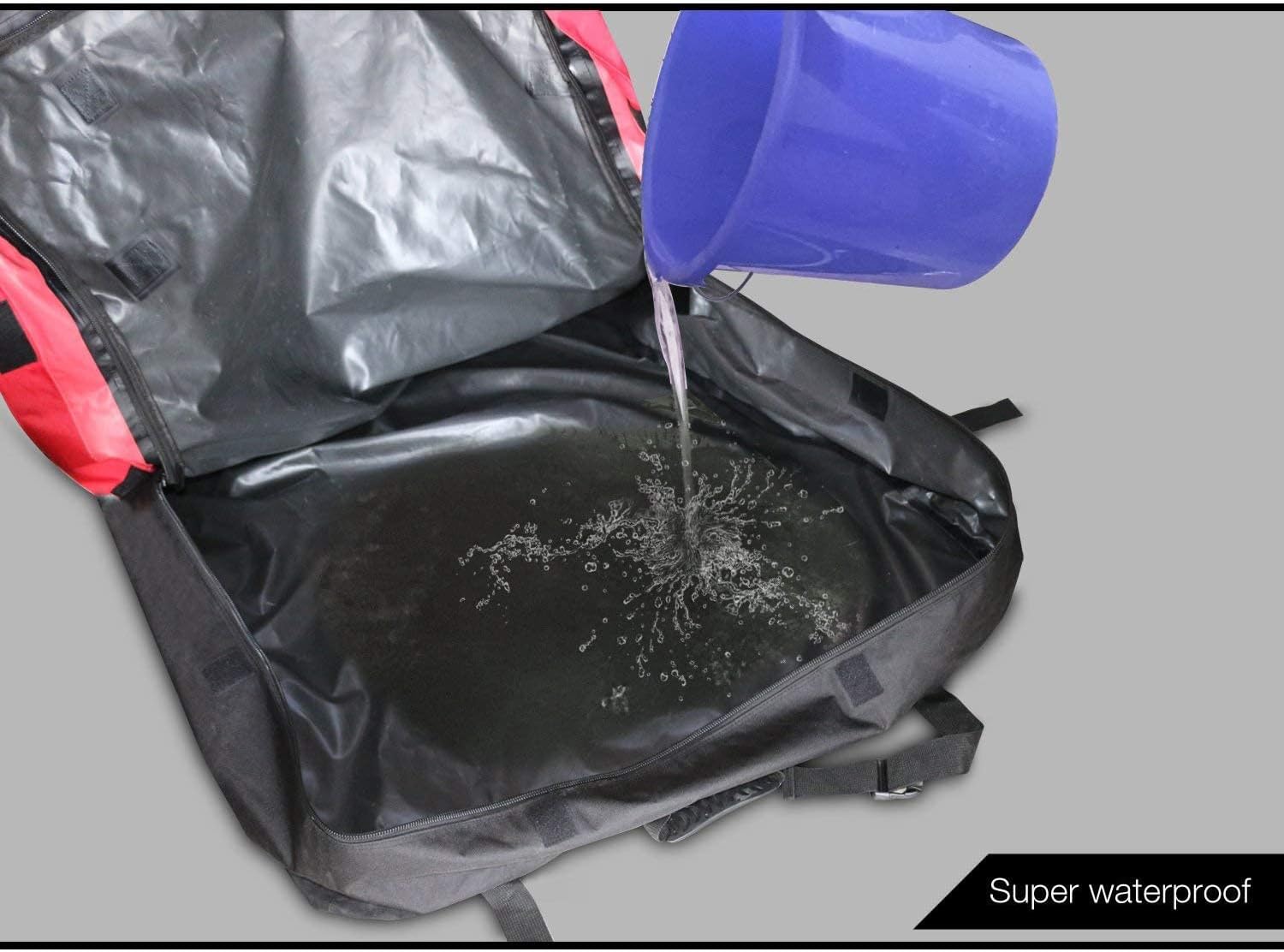 Capacity Waterproof Car Roof Bag Top Cargo Storage Rooftop Luggage Box Water Resistant for Car with Racks