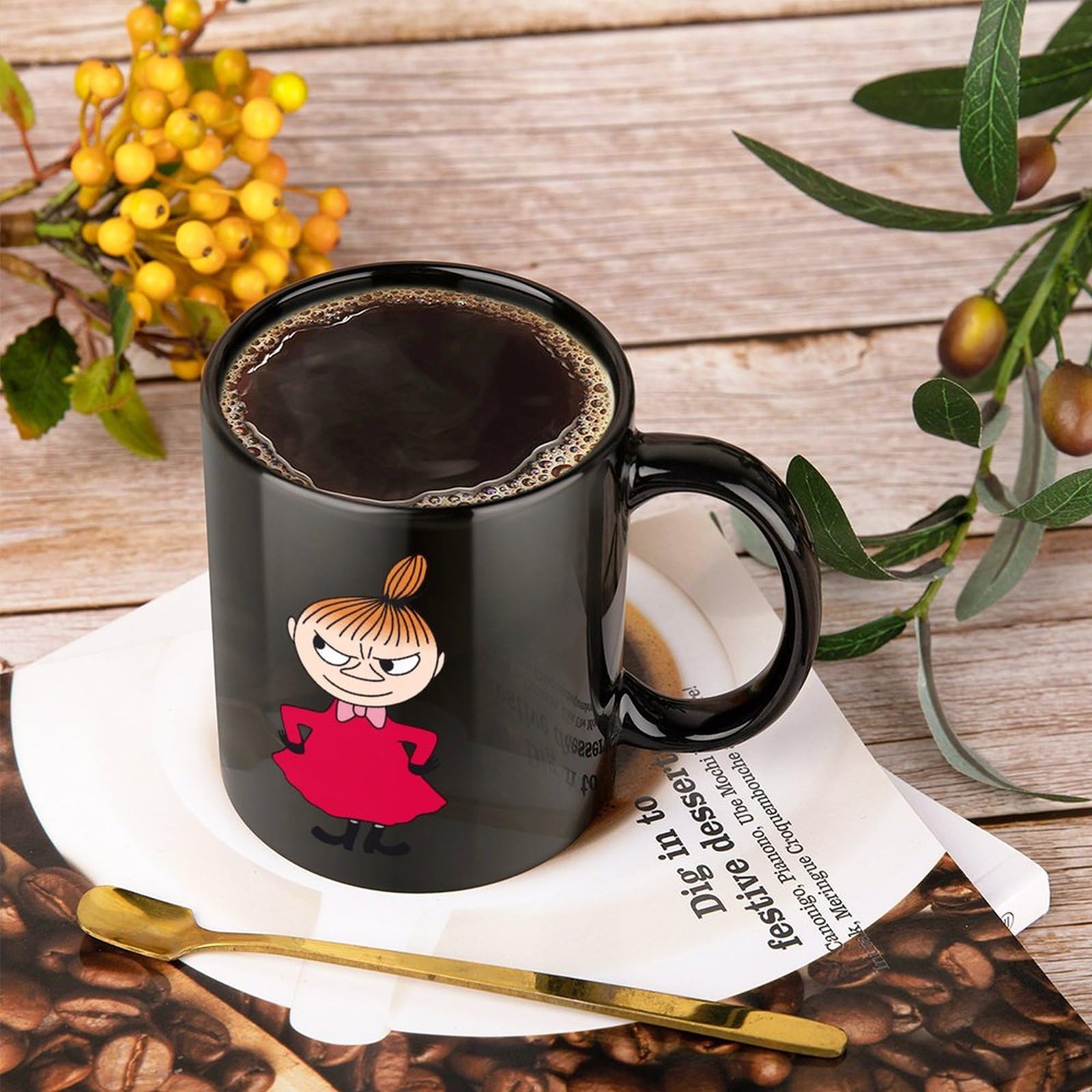 Amazon.co.jp: マグカップ ムーミン リトルミイ コーヒーカップ 陶瓷器 