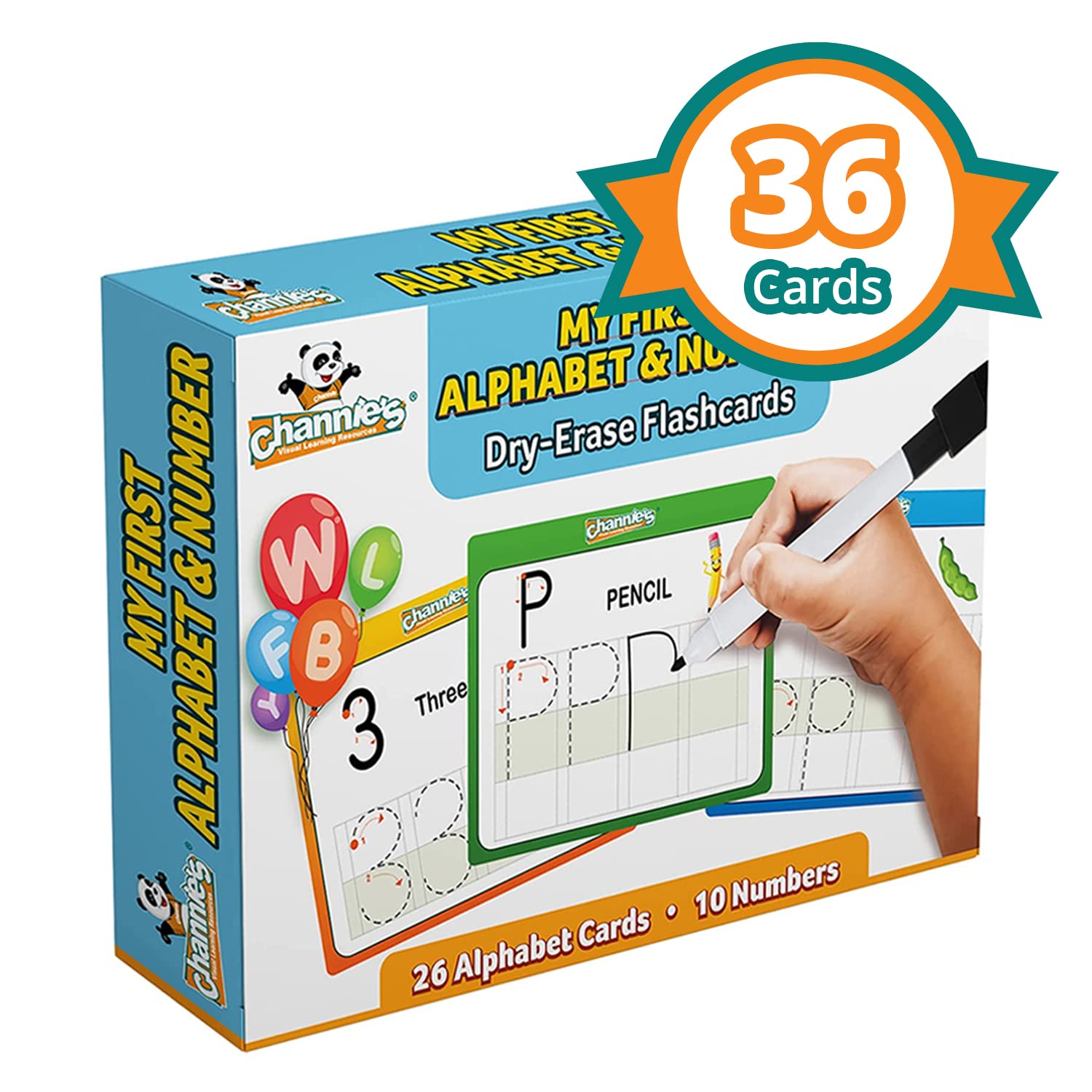 Channies My First Alphabet & Number Dry Erase