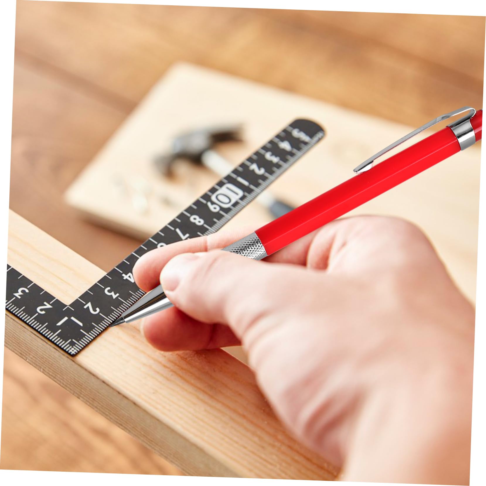 VILLCASE 5sätze Mechanischer Bleistift Für Holzarbeiten Automatischer Zeichenstift Mit Nachfüllminen Tragbarer Mehrzweck-bleistift Für Präzises Markieren Und Zeichnen