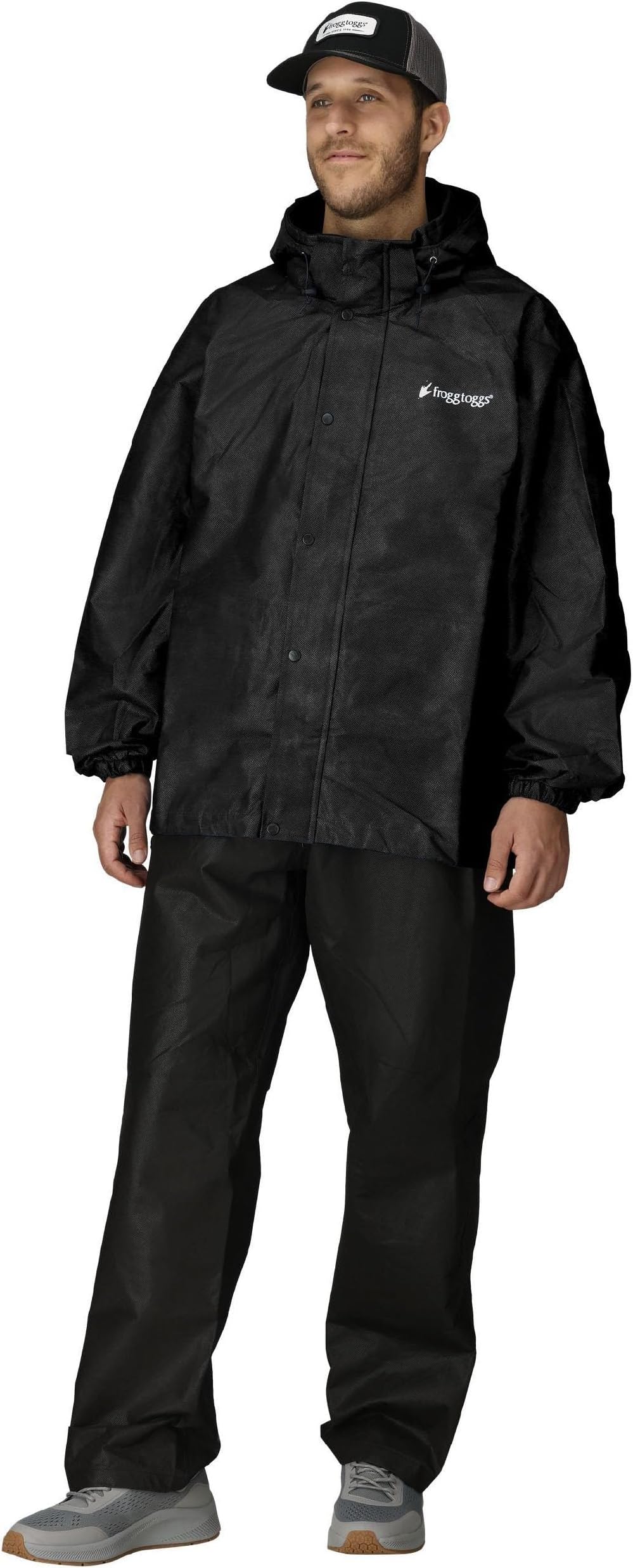 Men's Classic Pro Action Waterproof Breathable Rain Jacket