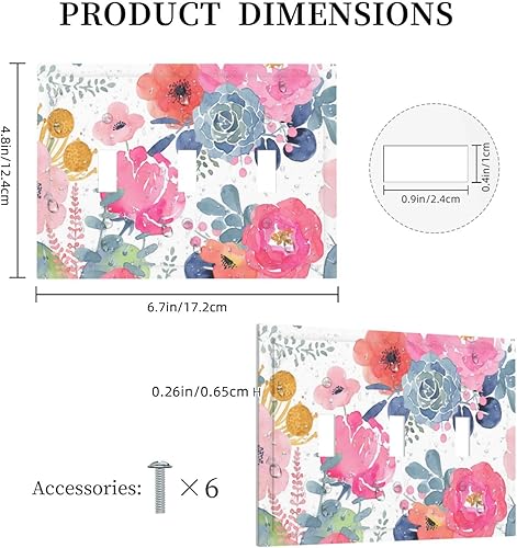 Vista 410 de Cubiertas decorativas de salida de estrella de mar playera, tablero de madera azul de concha de mar de 1 banda, decoración individual GFCI, placa